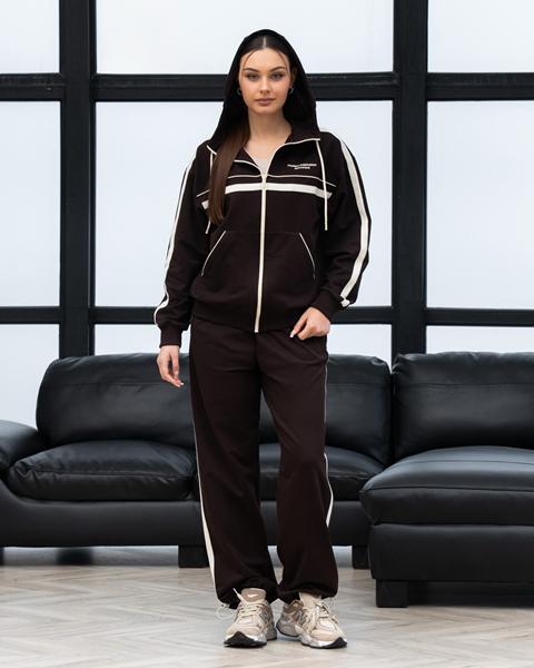 Костюм спорт AZNA (S-XL) Д172 chocolate (деми)