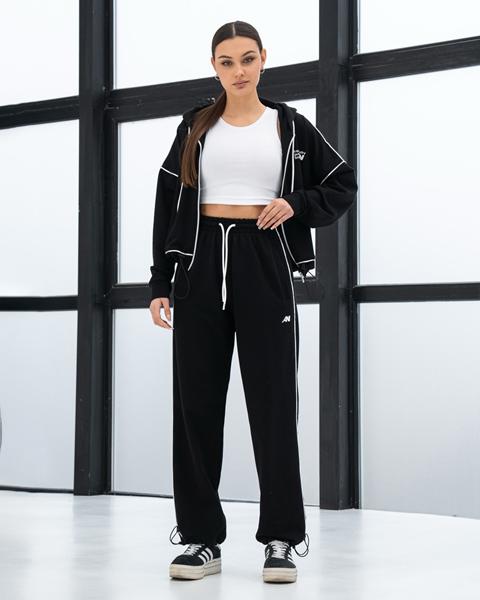 Костюм спорт AZNA (S-XL) Д183 black (деми)