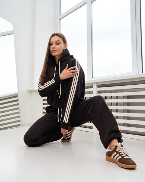 Костюм спорт AZNA (XS-L) ДП168 chocolate (деми)