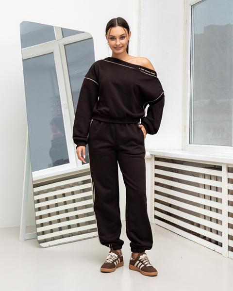 Костюм спорт AZNA (XS-L) ДП179 chocolate (деми)