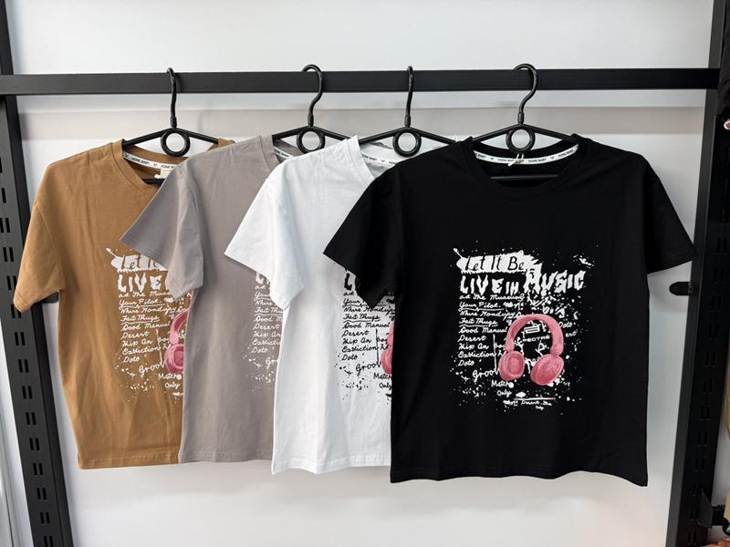 Футболка ChicWear (130-170) CW153 black (лето)