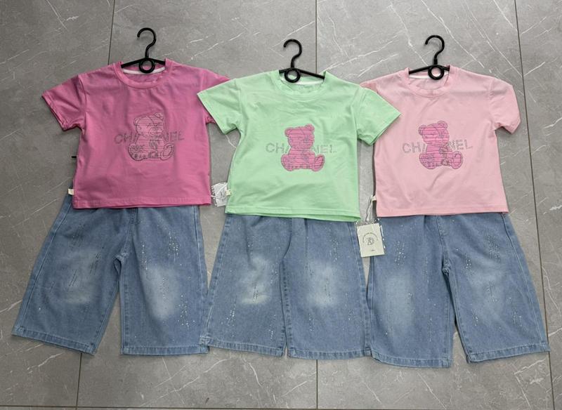 Костюм ChicWear (110-150) CW243 l.green (лето)