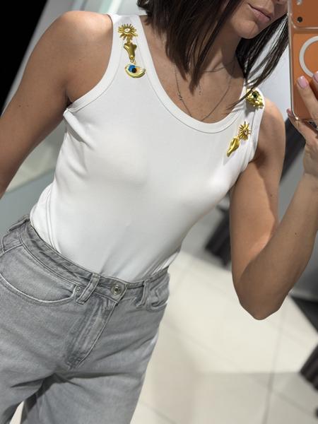 Боди Comod (one size) 224 white (лето)