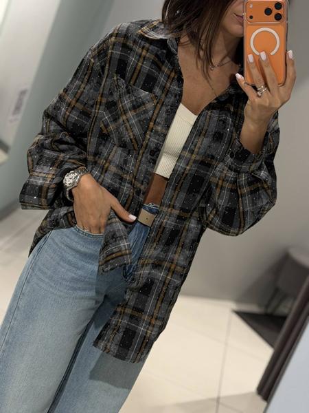 Рубашка Comod (one size) 7101 d.grey (деми)