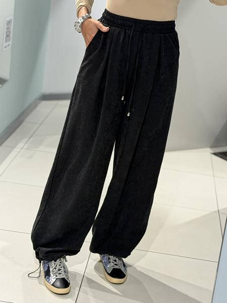 Штаны спорт Comod (S-L) 2282 black (деми)