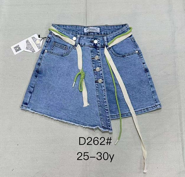 Юбка-шорты DKNSEL (25-30) 262 l.blue (лето)