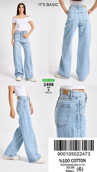 Джинсы Jeans Style (34-42) 2498-4S6-3 l.blue (деми)