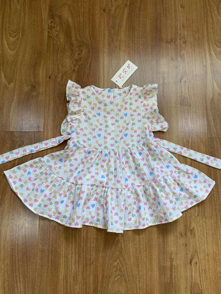 Платье RSV (92-116) 195-1 white-beige (лето)