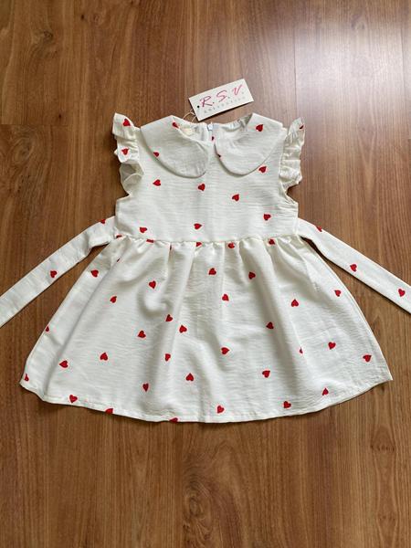 Платье RSV (92-116) 314-1 white-red (лето)