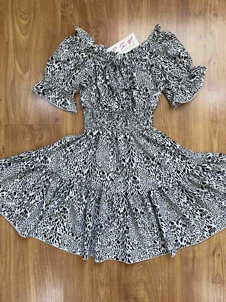 Платье RSV (128-152) 296 white-black (лето)