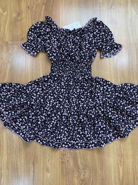 Платье RSV (128-152) 296 black-white (лето)