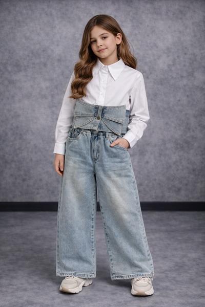 Костюм SunnyTot (120-160) 86006 l.blue-white (деми)