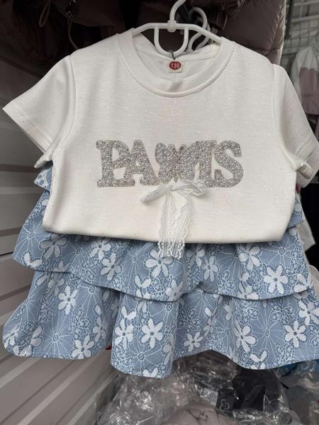 Костюм SunnyTot (100-140) 2059 white-l.blue (лето)