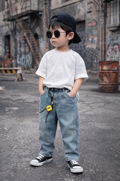 Джинсы SunnyTot (90-130) 90708 l.blue (деми)