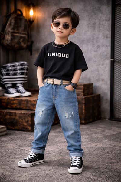 Джинсы SunnyTot (90-130) 9013 l.blue (деми)