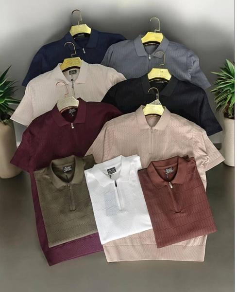 Футболка Moranny (M-2XL) MR1033 navy (лето)