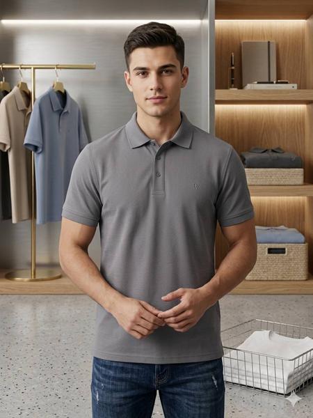Футболка Moranny (L-3XL) MR1044 d.grey (лето)