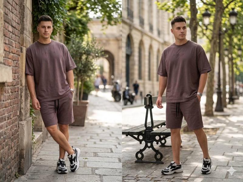 Костюм Moranny (S-2XL) MR1186 brown (лето)