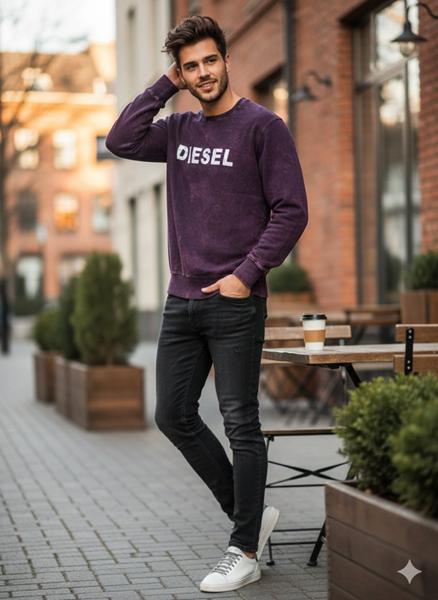 Свитер Moranny (S-2XL) MR664 purple (деми)