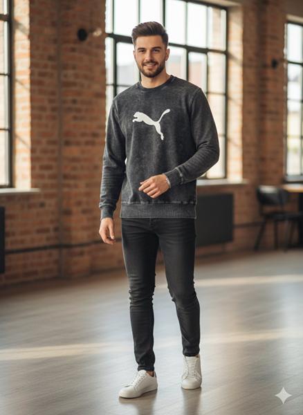 Свитер Moranny (S-2XL) MR675 d.grey (деми)