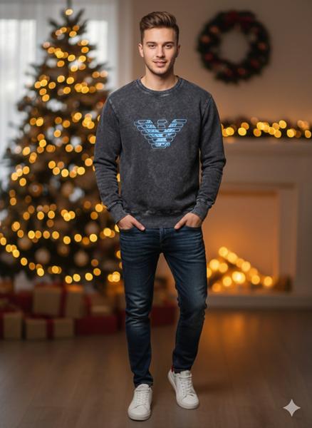 Свитер Moranny (S-2XL) MR678 d.grey (деми)