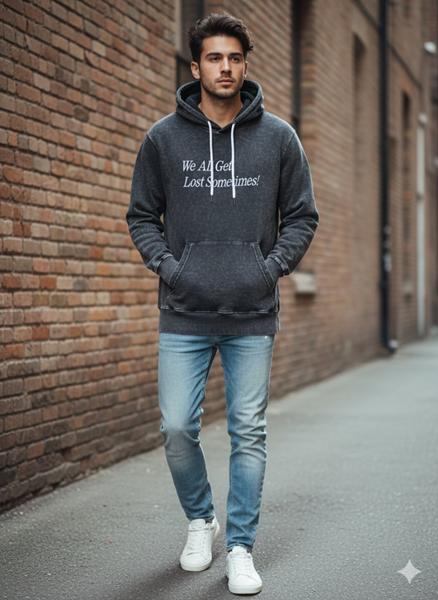 Худи Moranny (S-2XL) MR681 d.grey (деми)