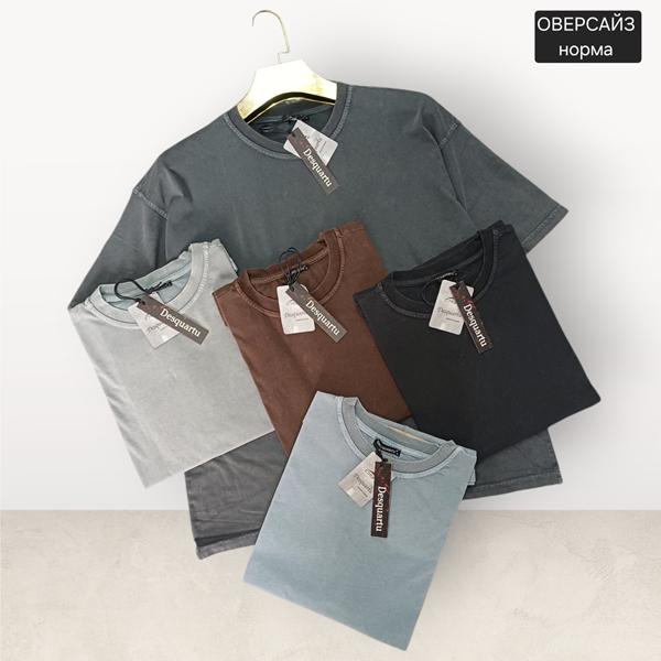 Футболка Moranny (S-2XL) MR845 d.grey (лето)