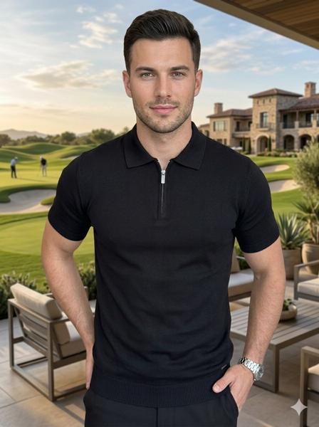 Футболка Moranny (M-2XL) MR917 black (лето)