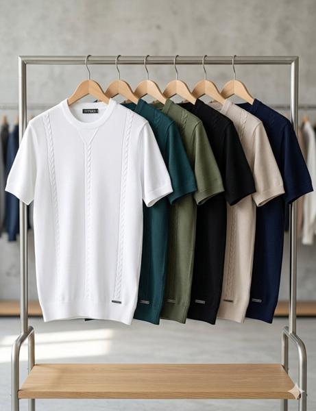 Футболка Moranny (M-2XL) MR933 white (лето)