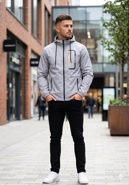 Ветровка Moranny (S-2XL) MR972 l.grey (деми)