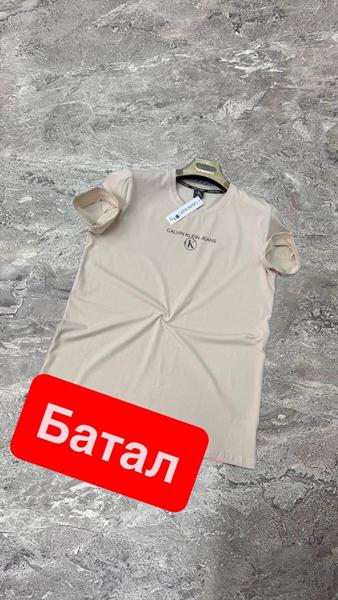 Футболка Alex Clothes (2XL-6XL) 13813 beige (лето)