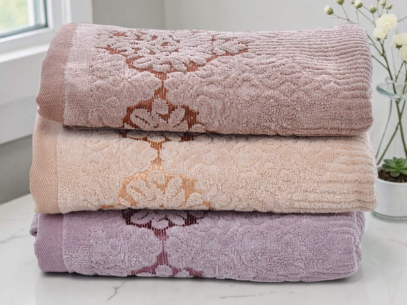 Полотенце Obuv OK2 (50*100) 8071 (98959) mix (деми)