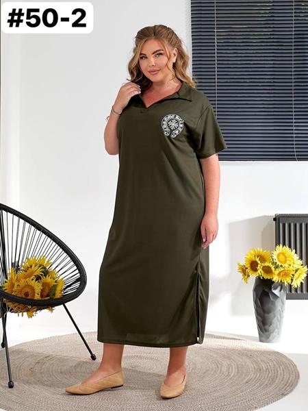 Платье BAT (50-56) 50-2 khaki (лето)