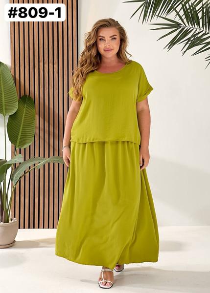 Костюм BAT (50-60) 809-1 l.green (лето)