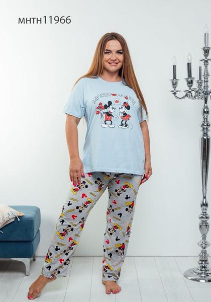 Пижама Vehuiah (XL-4XL) 11966 l.blue (лето)