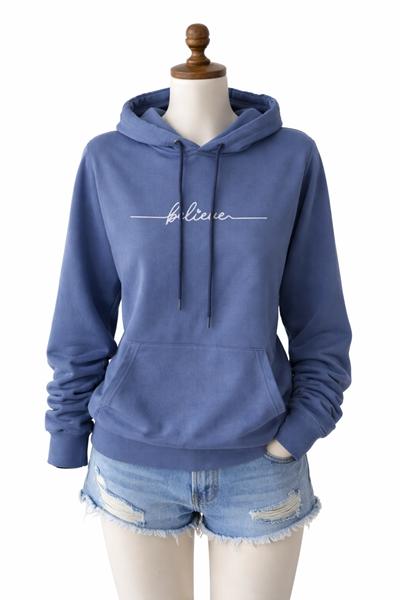 Худи ALIA (M-3XL) AL55 blue (деми)