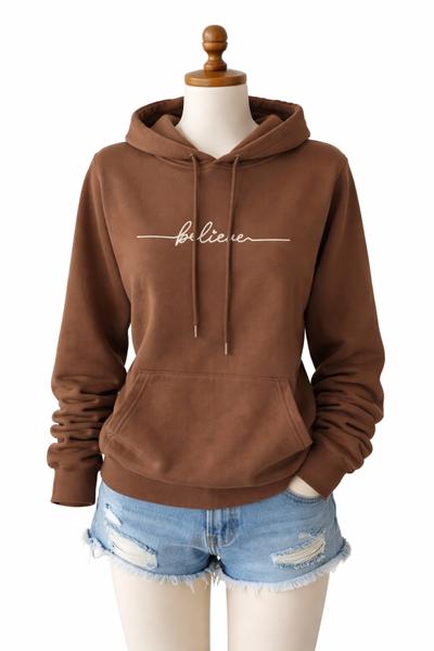 Худи ALIA (M-3XL) AL56 brown (деми)