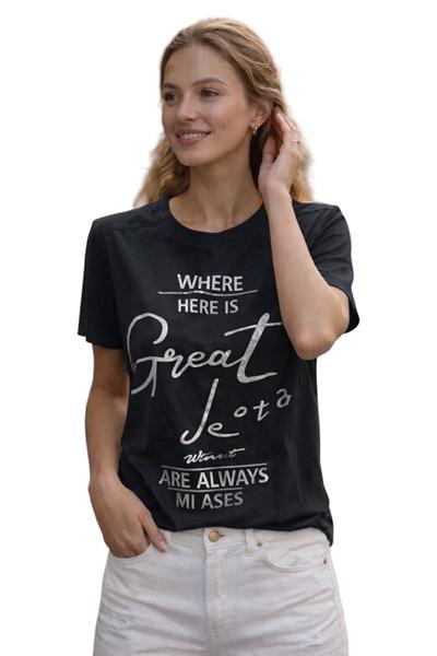 Футболка LeVisha (46-50) 25033 black (лето)