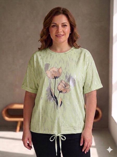 Футболка LeVisha (48-54) 25067 mint (лето)