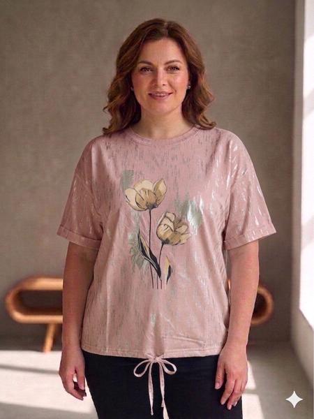 Футболка LeVisha (48-54) 25067 powder (лето)