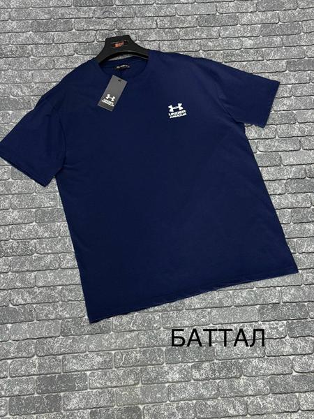 Футболка F.T.H (3XL-4XL) F1128 blue (лето)