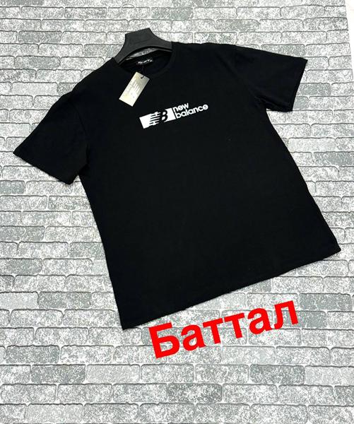 Футболка F.T.H (3XL-4XL) F1133 black (лето)