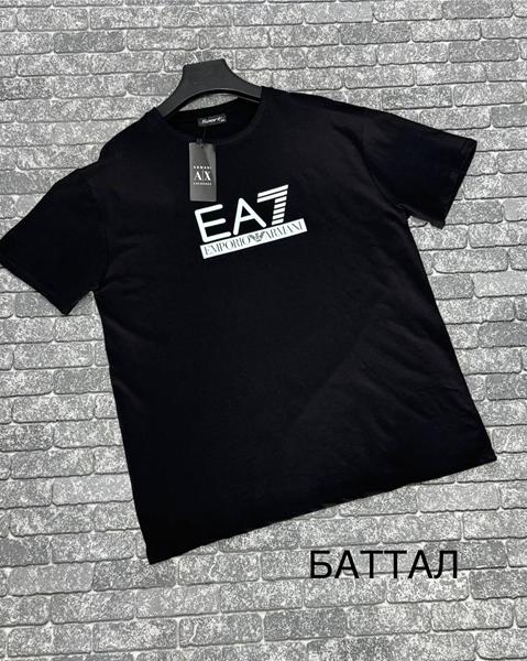 Футболка F.T.H (3XL-4XL) F1143 black (лето)