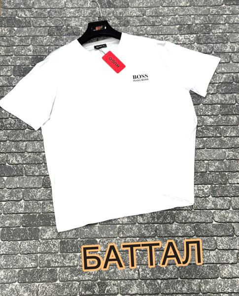 Футболка F.T.H (3XL-4XL) F1153 white (лето)