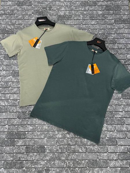 Футболка F.T.H (S-2XL) F1158 green (лето)