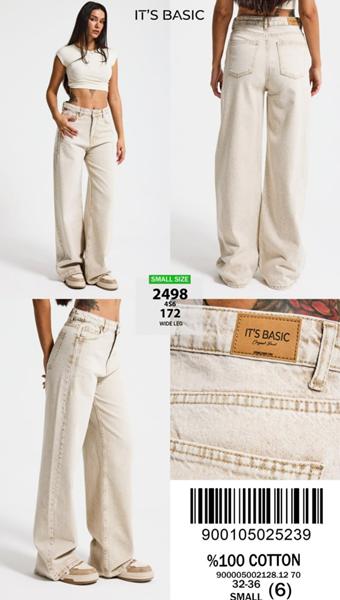 Джинсы Jeans Style (32-36) 2498-4S6-172 apricot (деми)