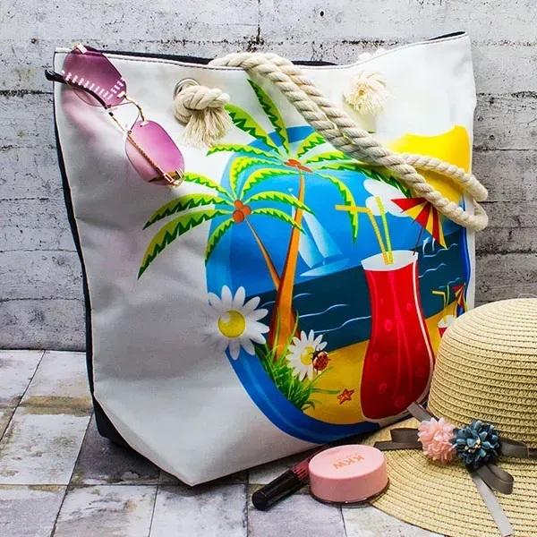 Сумка Luna-bag (49*37*15) 8668K white (лето)