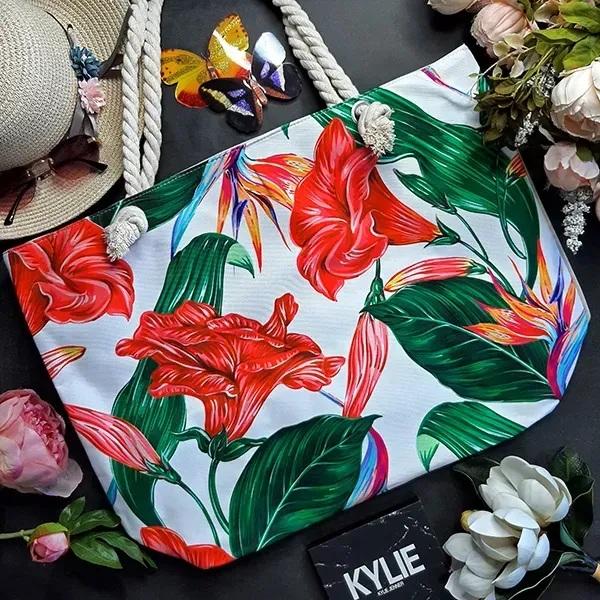 Сумка Luna-bag (54*40*15) 8978 white-green (лето)