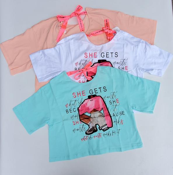 Футболка Meloria (8-16) ML4751 beige (лето)