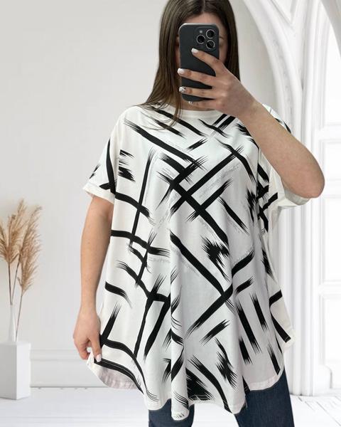 Футболка Elena&Vika (54-64) 25008 white (лето)